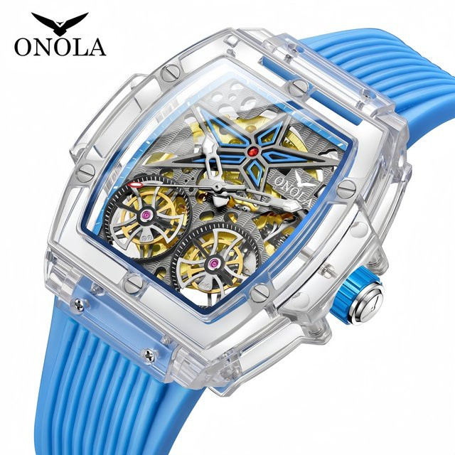 ONOLA Armbanduhr, Automatik, Kunststoff, Herren - Bild 1
