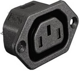 Bulgin PX0793/28 Kaltgeräte-Steckverbinder in Schwarz - Bild 1