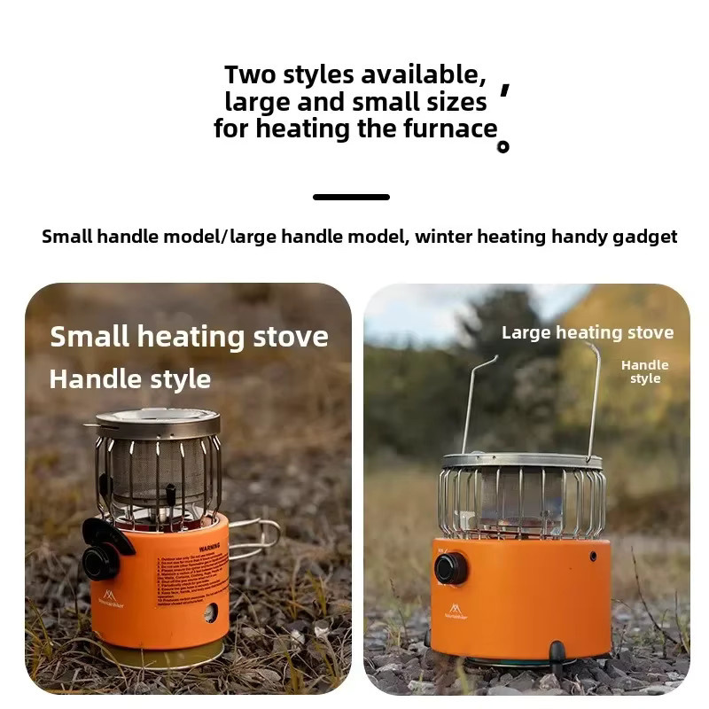 MOUNTAINHIKER Tragbarer 2000W Gasheizer für Outdoor, Camping und Eisfischen in Orange - Bild 6