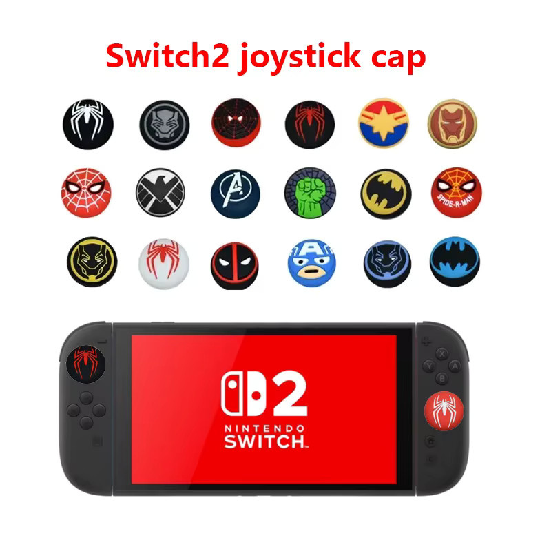 Rutschfeste Silikon-Analog-Controller-Schutzhüllen für Nintendo Switch 2 mit Daumengriffen und Joystick-Kappen - Bild 3