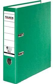 FALKEN Recycolor Hebelordner DIN A4 in Grün mit 80 mm Rückenbreite - Bild 1