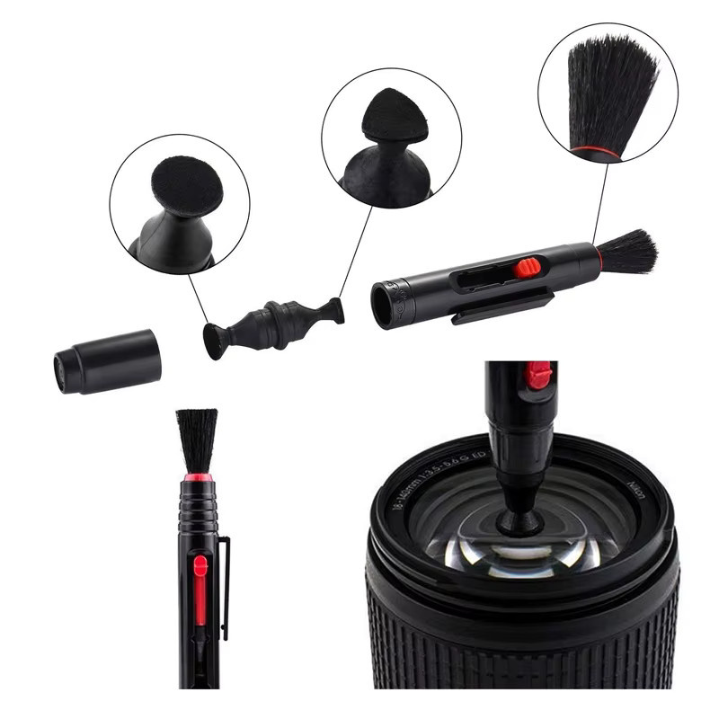 TOFEIJ 6-in-1 Drohnen-Reinigungsset in Schwarz für DJI Mini 3, Mavic 3, Air 2, AVATA 2 und Neo mit Tuch, Bürste und Luftgebläse zur Objektiv- und Gimbal-Reinigung - Bild 2