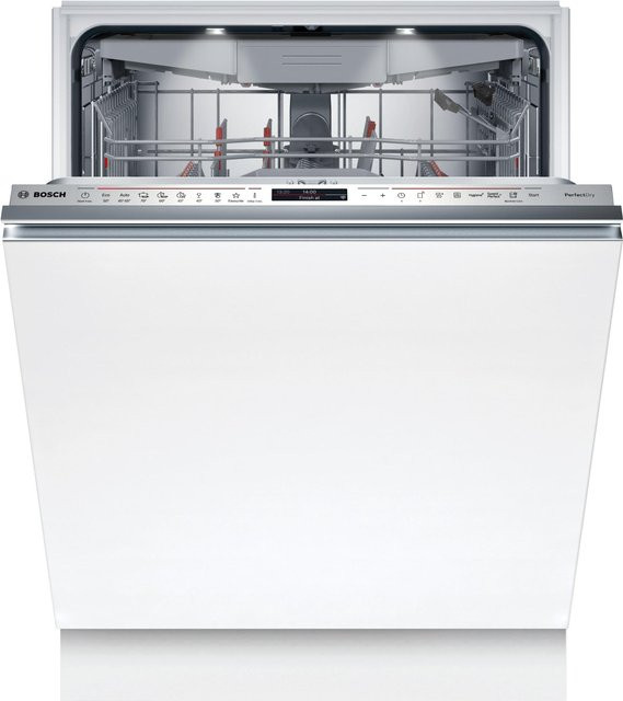 Bosch Serie 8 SBD8YCX04E Einbau-Geschirrspüler vollintegriert mit Knock-to-Open und Aquastop, Farbe: Weiß, Breite: 60 cm - Bild 1