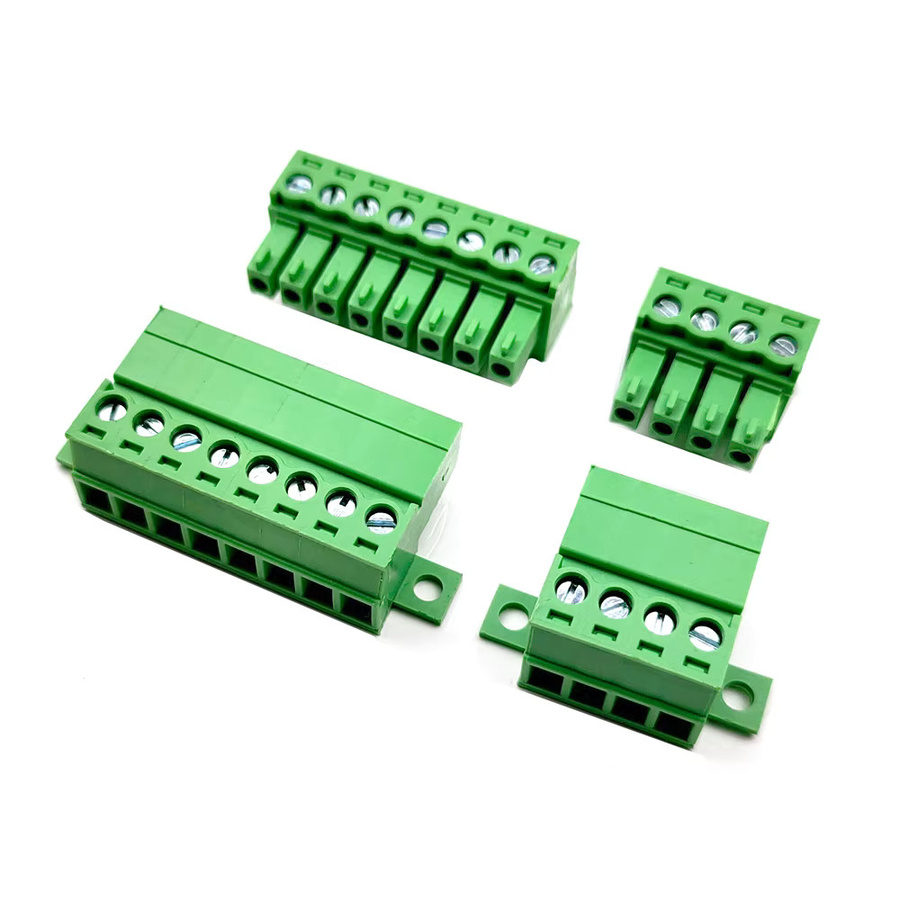 5 Sets ZSDZFYLLK 15EDG Schraubklemmenblock 3,81 mm PCB-Steckverbinder grün - Bild 1