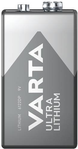 Varta Ultra Lithium 9V E-Block Batterie mit 1200 mAh - Bild 1