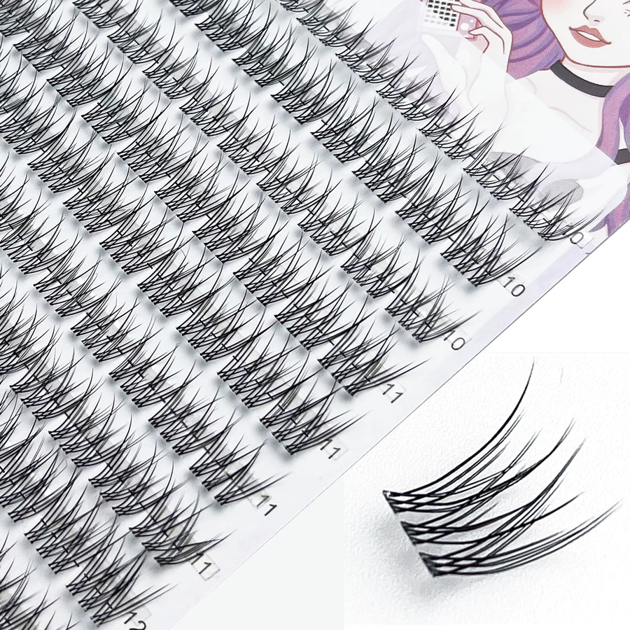 MIOFIA A-MIX Künstliche Wimpern, 120 Bundles, Natürlich, Unisex - Bild 3