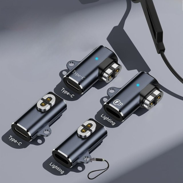 AfterShokz Magnetisches USB-C Ladeadapter Set in Schwarz für OpenRun Pro, OpenComm und Knochenleitungs-Kopfhörer - Bild 1