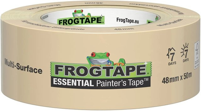 FrogTape Feinkrepp-Malerband Essential Beige Breite: 48 mm, Länge: 50 m - Bild 1