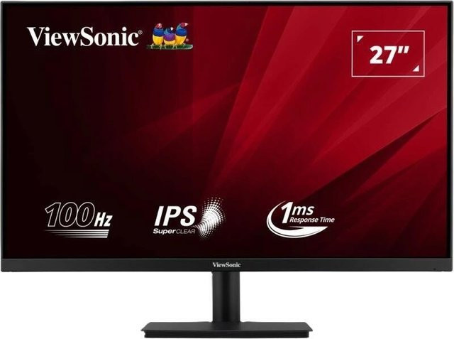 ViewSonic VA270-H-2 LED-Monitor Full HD IPS 27 Zoll Schwarz mit 100Hz und HDMI/VGA - Bild 1