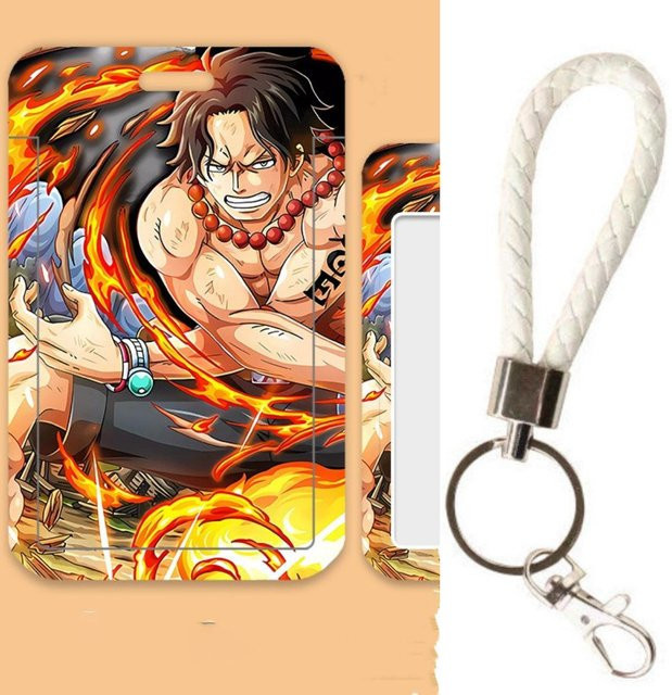Discover Intime Anime Cartoon Lanyard mit Ausweishalter und Schlüsselanhänger, Mehrfarbig - Bild 1