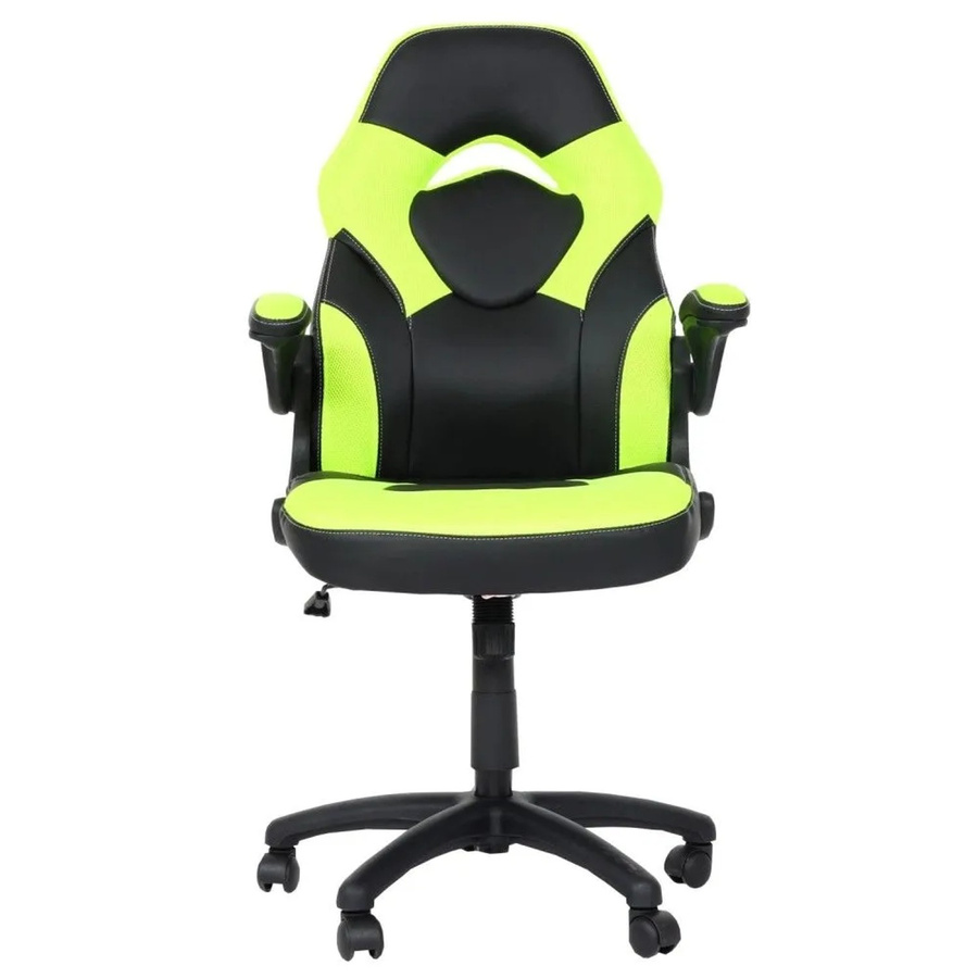 Ergonomischer MCW Gamingstuhl K13 Drehstuhl aus Kunstleder mit verstellbaren Armlehnen, Schwarz-Grün, B/T/H: 62 x 57 x 120 cm - Bild 2