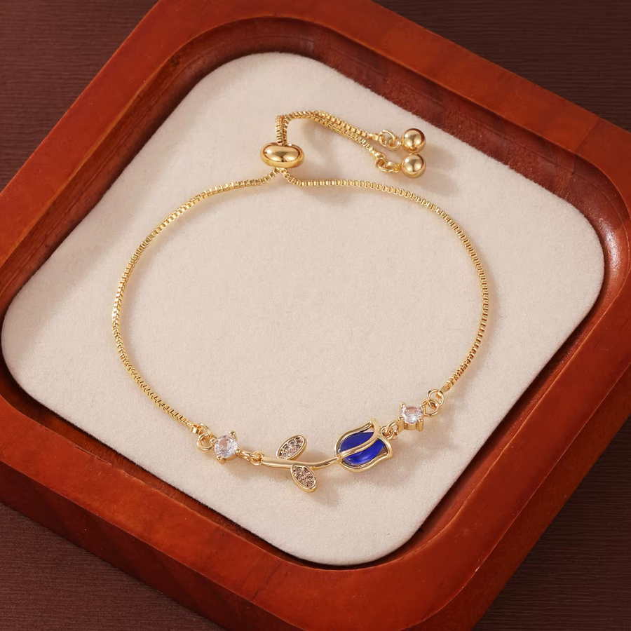 YUYAN Tulpenarmband, Gold, Damen - Bild 2