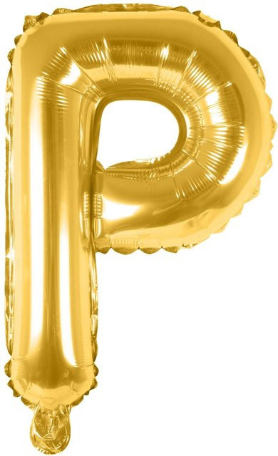 Rico Design Folienballon Buchstabe in Gold, Höhe: 36 cm - Bild 1