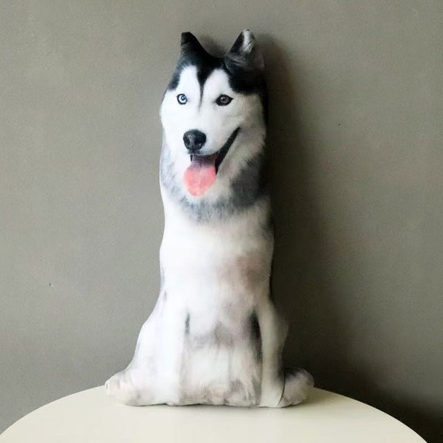 Yiran toy Simulationshund Plüschtier, 50cm, bunt/mehrfarbig - Bild 1