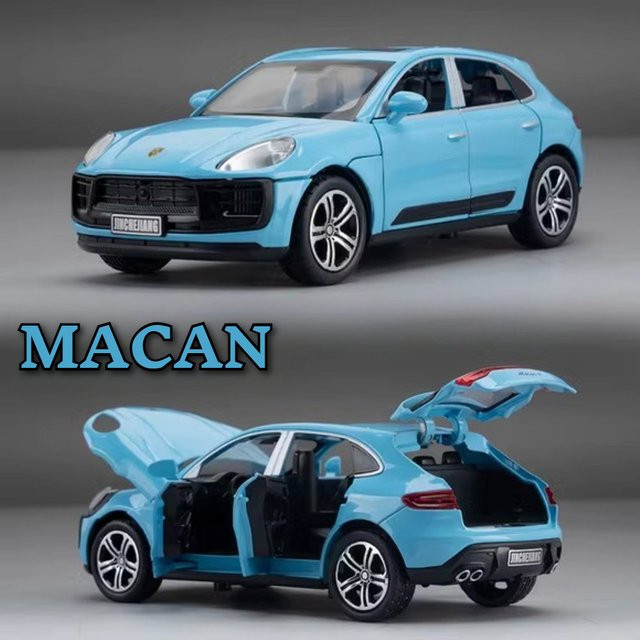 MAKEDA Macan Panamera Sportwagen Modell, 1:32, Metall, mit Sound und Licht - Bild 1