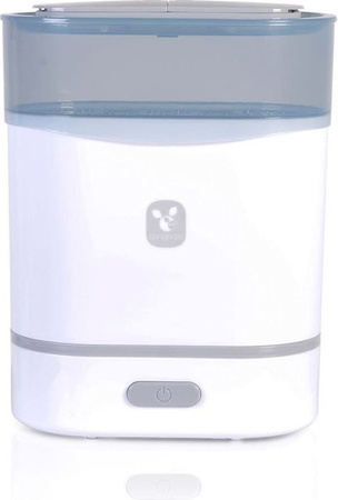 Cangaroo 3in1 Sterilisator, Flaschenwärmer und Dampfgarer mit Messbecher und Kontrollleuchte in Grau