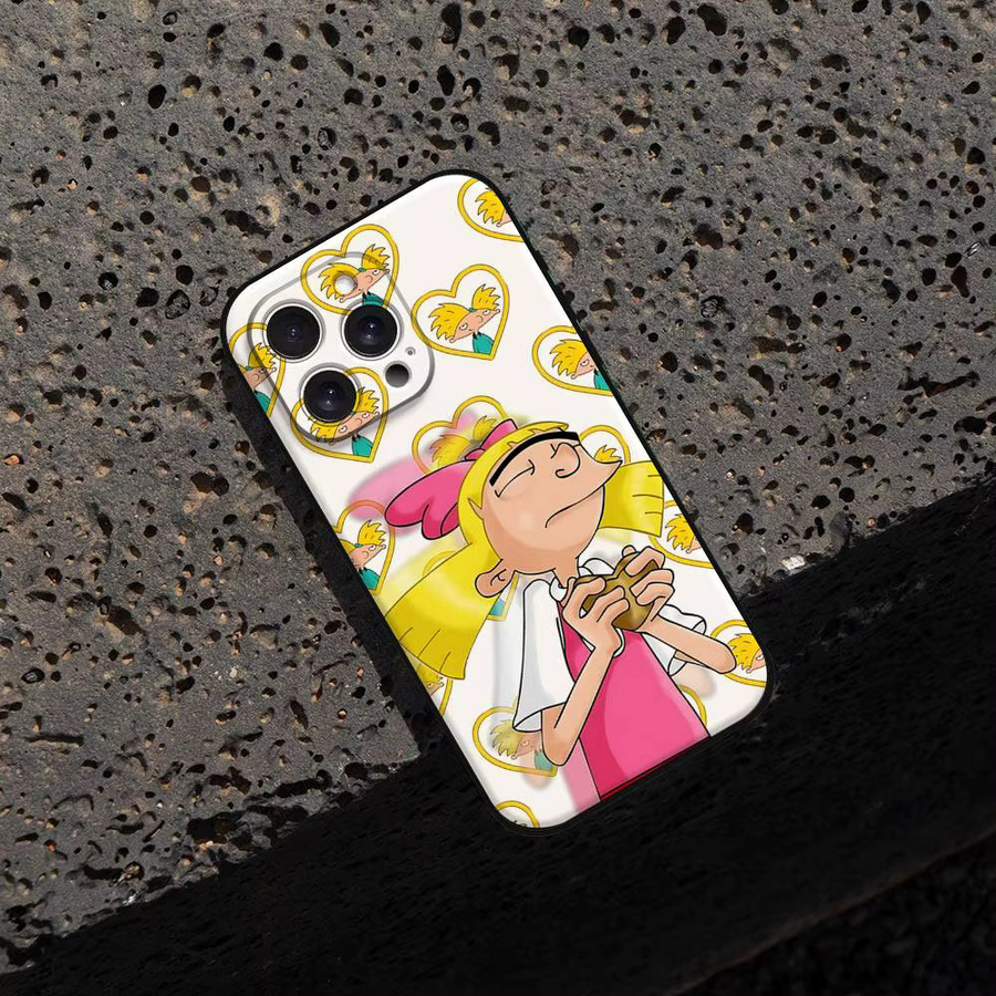 Hey A-Arnolds Cartoon Handyhülle für iPhone 11 bis 17 Pro Max Plus Mini aus weichem TPU in Multicolour - Bild 3