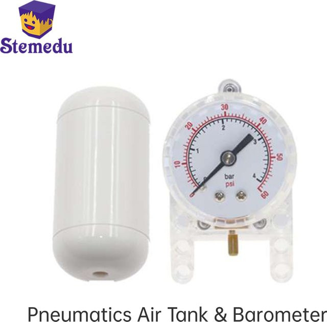 stemedu Bausteine Pneumatische Teile Barometer und Gas Lagerung Tank, Zubehör - Bild 1