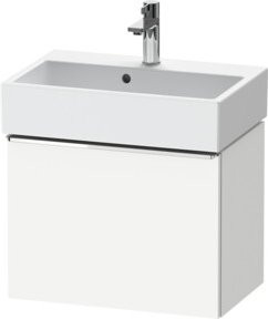 Duravit Waschtischunterschrank D-Neo Compact, wandhängend, Weiß glänzend, B/T/H: 58,4 x 37,2 x 44 cm - Bild 1