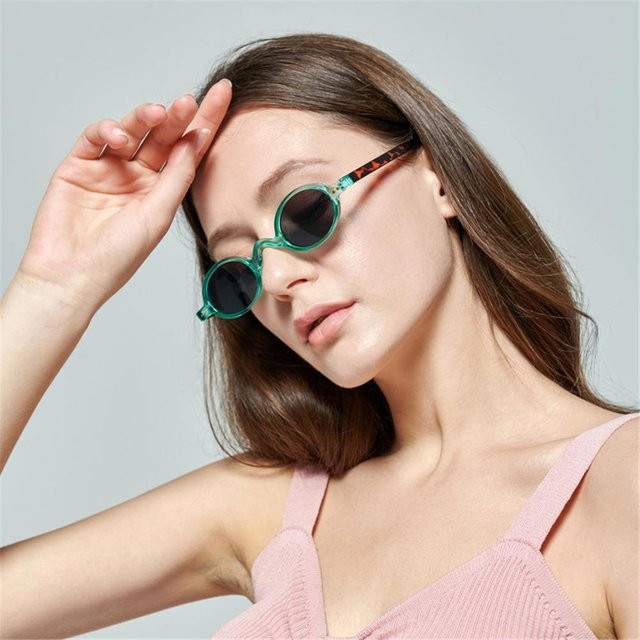 Qutzzmnd Sonnenbrille, rund, Vollrand, Kunststoff - Bild 1