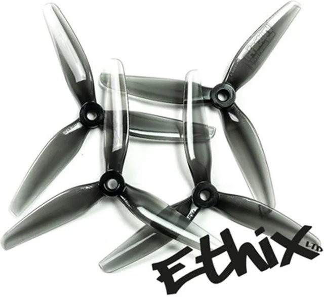 HQProp Ethix S5 Propeller Light Grey Poly Carbonate 4-teiliges Set - Bild 1