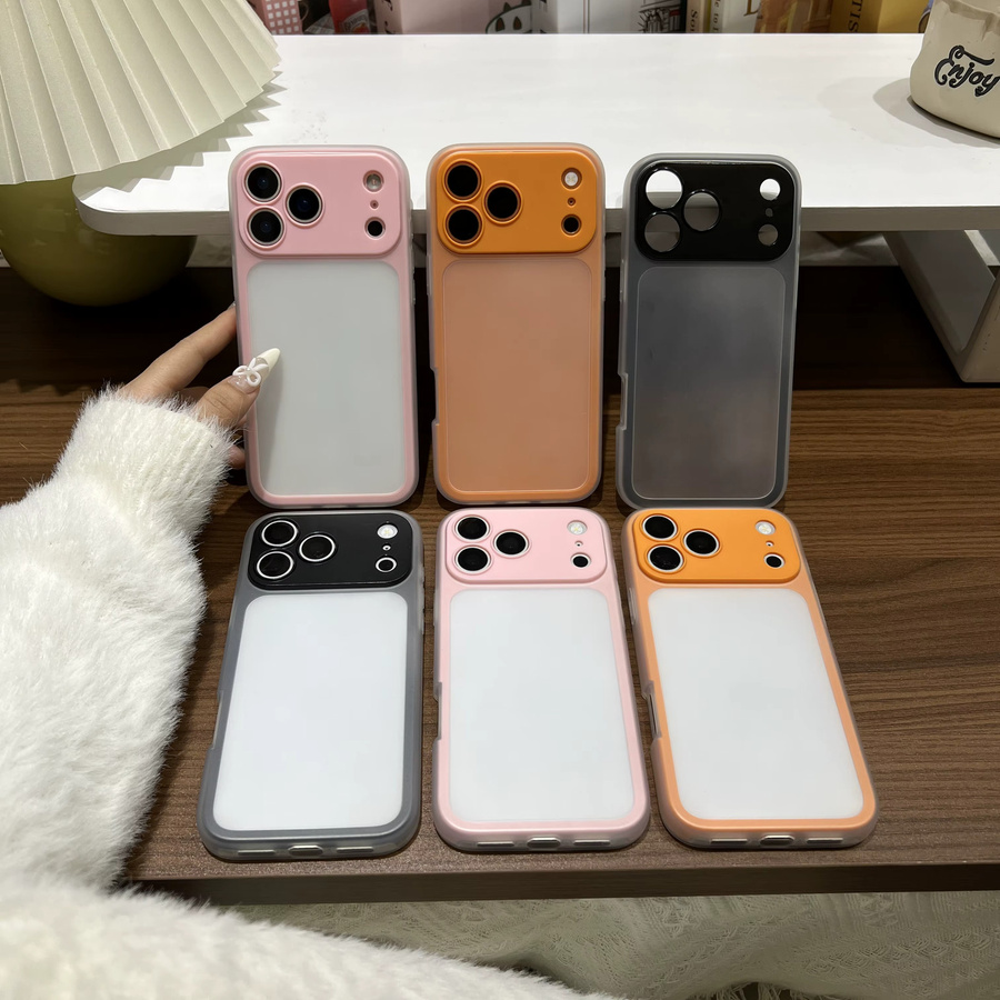 AKABEILA Handyhülle für iPhone 17 Pro Max 16 15 14 13 aus schützendem Hart-PC in Pink und Multicolour - Bild 3