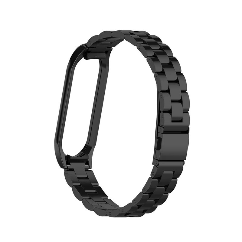 JBAILI Uhrenarmband Edelstahl, Schwarz, Unisex - Bild 2