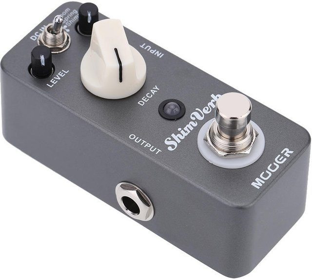 Mooer Shim Verb Micro Mini Digital Reverb Effektpedal für E-Gitarre grau - Bild 1