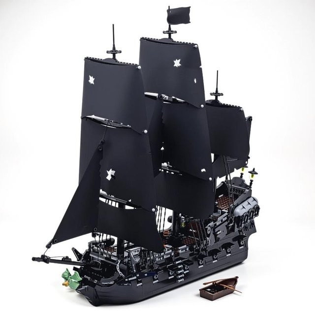 Fashnics Jack's Schwarzes Piratenschiff, Modell Segelschiff Fahrzeug, Bausatz, 2862 Teile, ab 6 Jahren - Bild 1