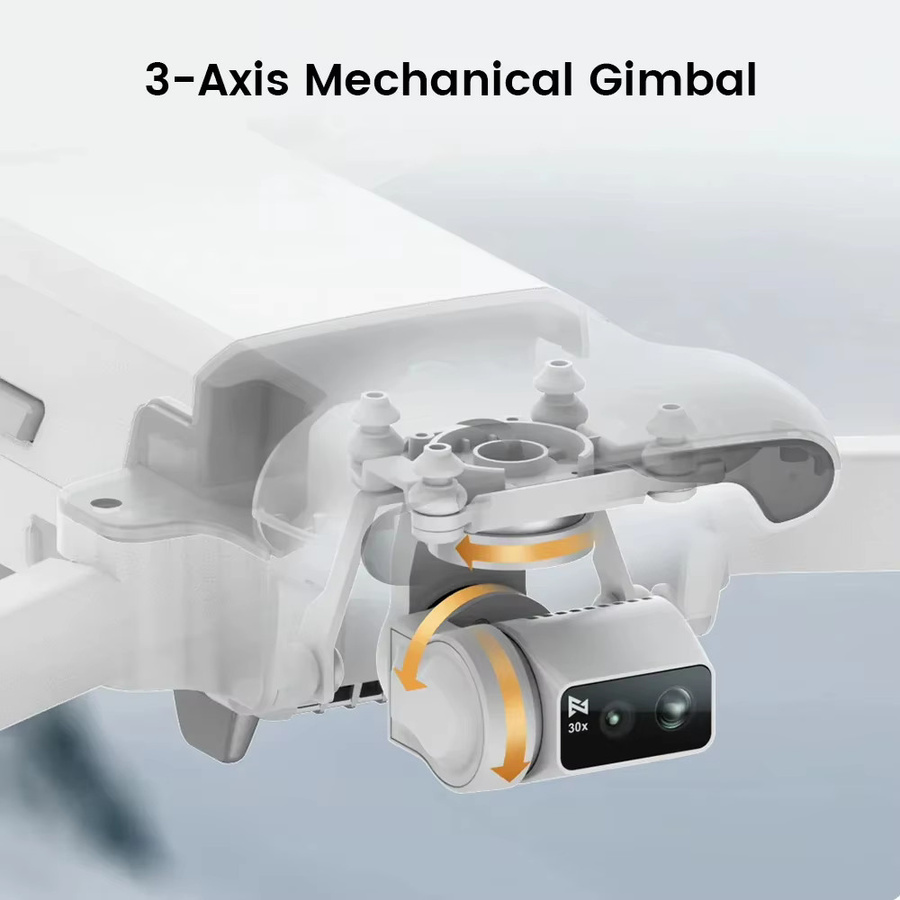 FIMI X8 Tele Max Drohne mit 4K HDR 48MP Kamera, 3-Achsen Gimbal und GPS, weiß - Bild 2