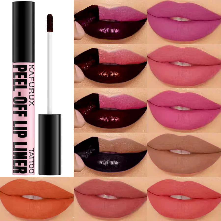 KAFURUX Peel Off Lip Stain, 7 Farben, Rosa - Bild 2