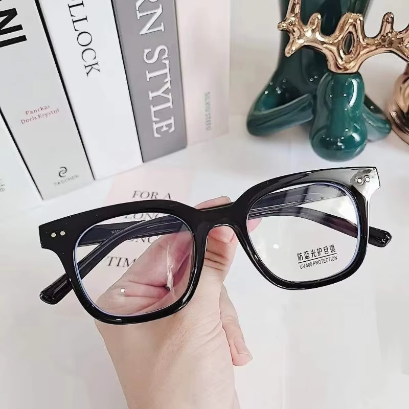 BMAD Computerbrille, Vollrand, rund, Metall, Unisex, Schwarz, Gold, Silber - Bild 1