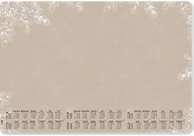 Sigel Papier-Schreibunterlage Eucalyptusblätter in Beige mit 30 Blatt FSC-zertifiziertem Papier - Bild 1