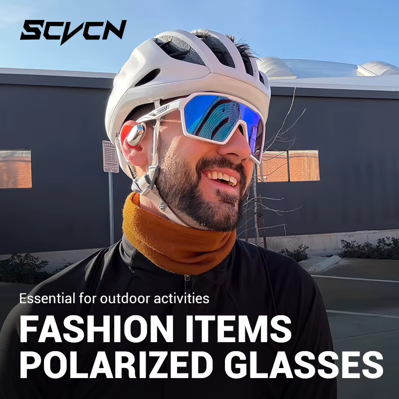 SCVCN Sportsonnenbrille, Herren, Vollrand, Photochrome, Kunststoff - Bild 2