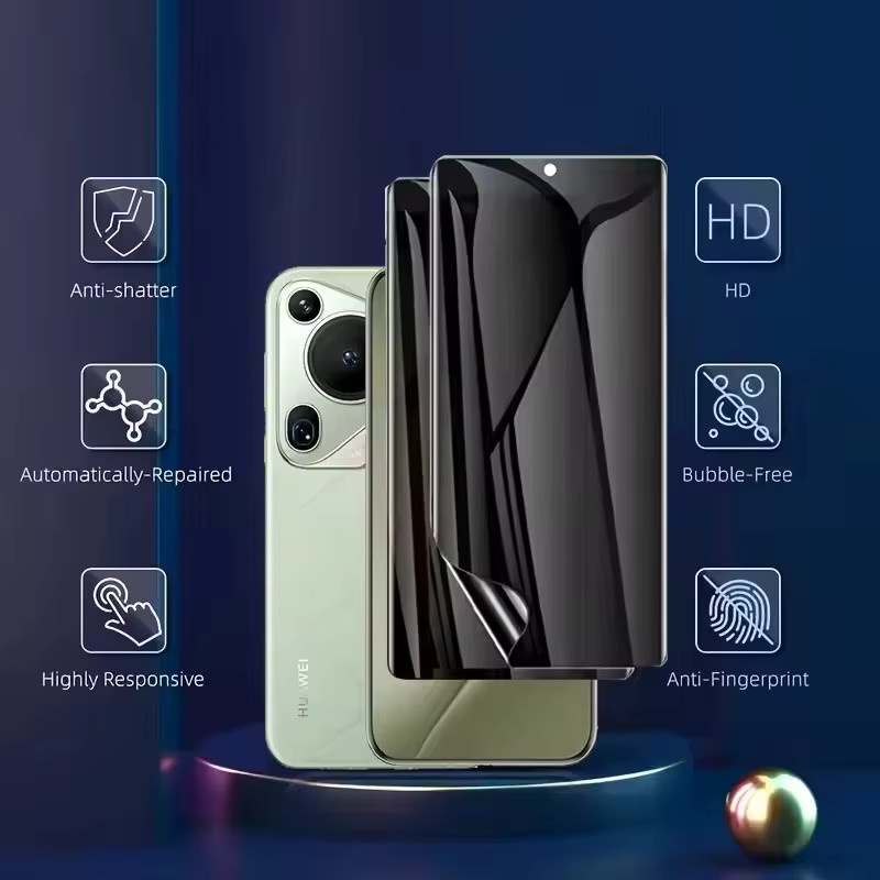 2 Stück Hydrogel-Displayschutzfolie für Huawei Hi nova 12z Flip S 14 14i Lite Y63 Y73 80 Pro Ultra Pura 80 Pro Plus, transparent - Bild 3