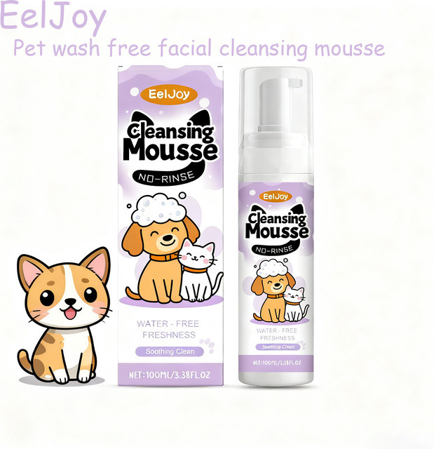 EelJoy Wasserloses Haustier-Shampoo-Mousse für Hunde und Katzen - Bild 1