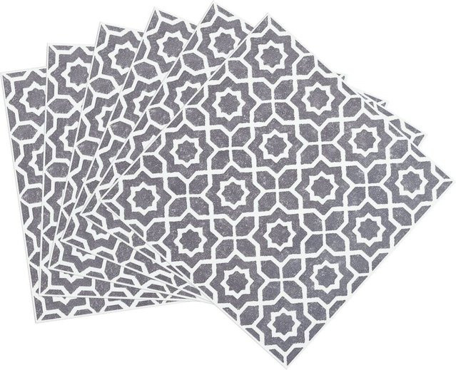 d-c-fix Selbstklebende Wandfliese Geometric Grau B/H: 15,25 x 15,25 cm - Bild 1
