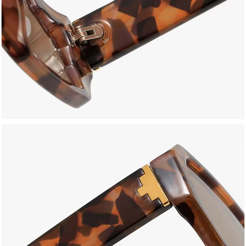 Blanche Michelle Sonnenbrille, Rechteck, Vollrand, Kunststoff, Unisex - Bild 3