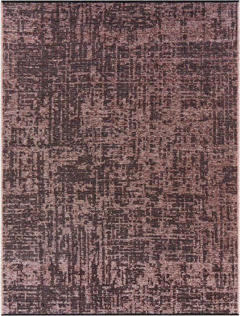 Teppich Melrose in Beige mit abstraktem Design und Fransen, B/B: 60 x 100 cm - Bild 1