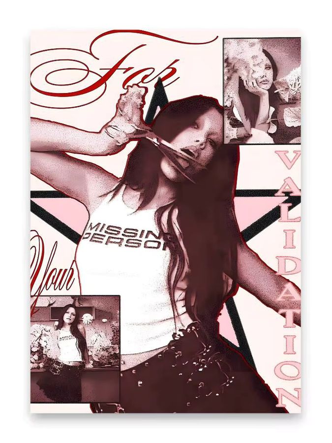 Alessi Rose Album SINGER Poster Wanddeko Multicolor B: 20 cm, H: 15 cm - Bild 6