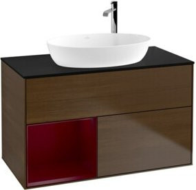 V&B Waschtischunterschrank Finion 100 Wandbeleuchtung in lackierter Ausführung B/T/H: 100 x 50,1 x 50,1 cm - Bild 1