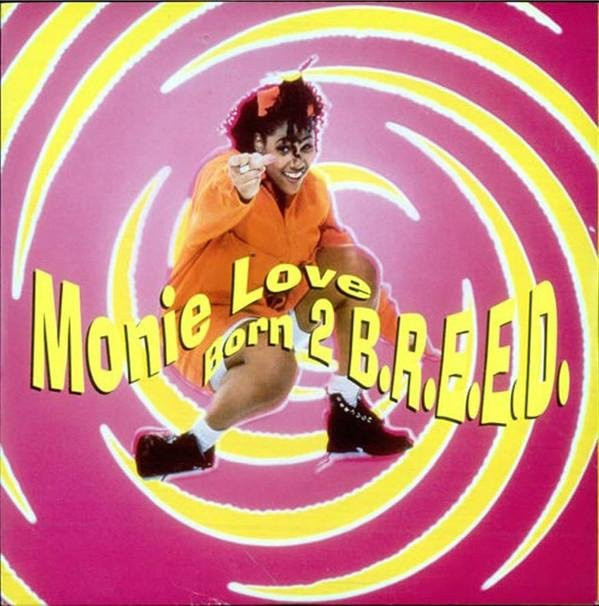 Monie Love - Born 2 B.R.E.E.D. 12-Zoll Vinyl LP, White, 1993, UK Rap & Hip-Hop/R&B - Bild 1