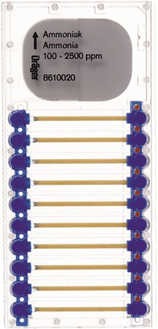 Dräger Microtubes für Ammoniak 100 2500 Ppm transparent - Bild 1
