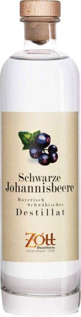 Zott Schwarze Johannisbeere Destillat, Deutschland, 40% Vol., 0,5 l - Bild 1