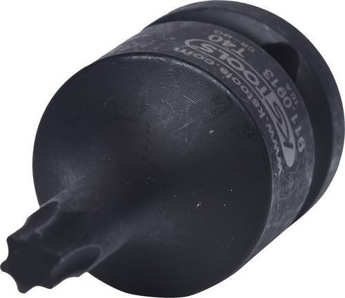 KS Tools Kraft-Bit-Stecknuss Torx T40 kurz, 1/2 Zoll, schwarz - Bild 1