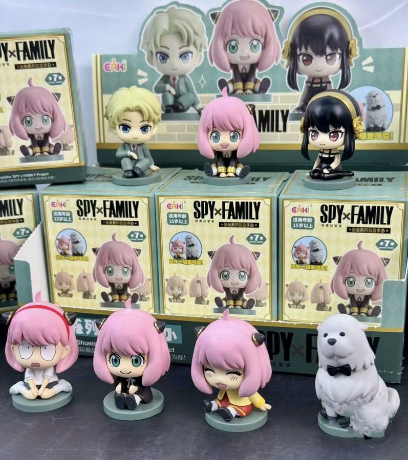 Spy x Family Blind Box Anime Figur als Desktop Dekoration und Anhänger in Multicolor - Bild 1