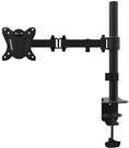 equip Monitor Desk Mount Bracket Tischhalterung für Monitore in Schwarz, für Bildschirmgrößen von 13 bis 27 Zoll, Montage per Klemmung oder Tülle - Bild 1