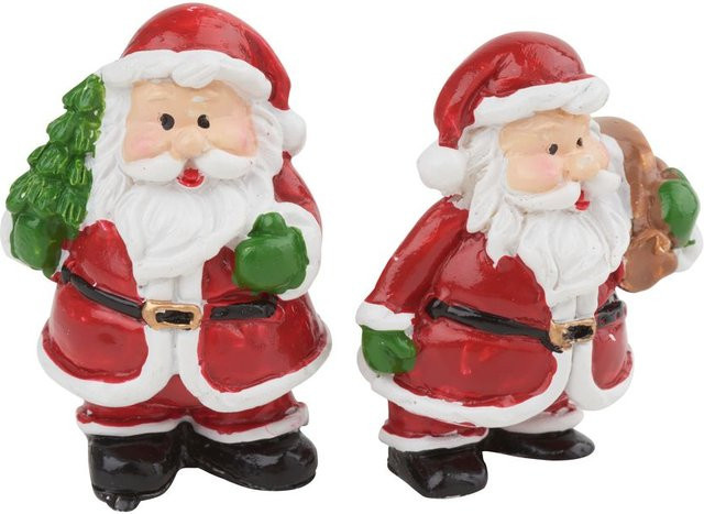 VBS Weihnachtsmann Wido Tischdeko aus Polyresin in Rot - Bild 1