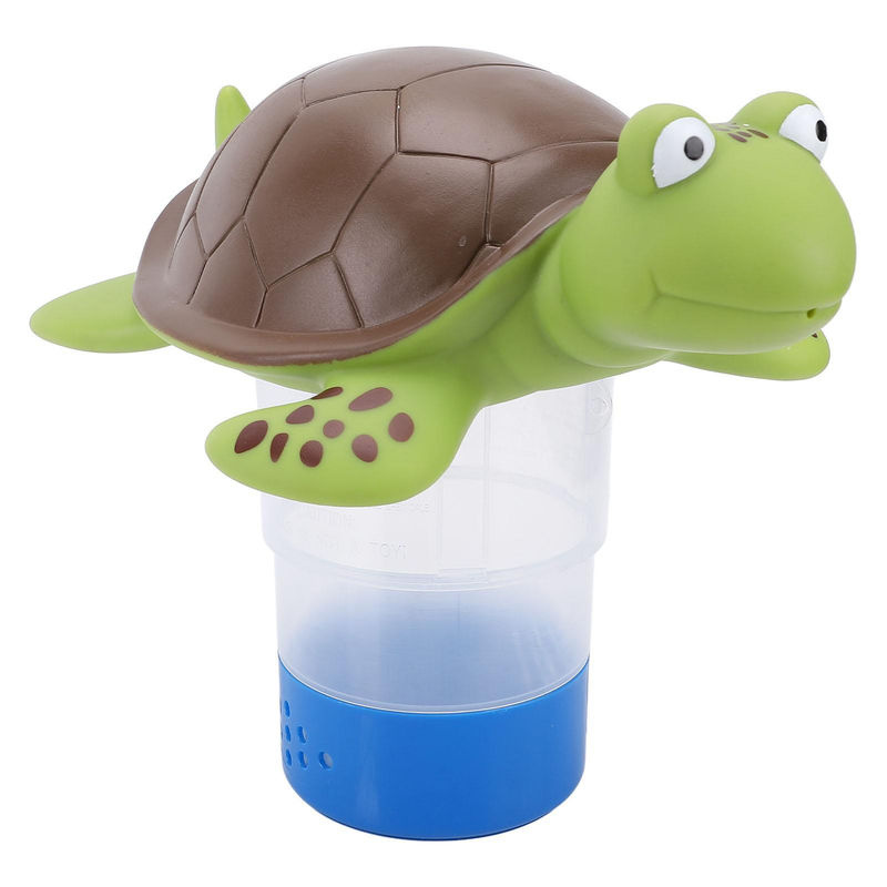 GoolRC Schwimmender Chlorinator Spender in Schildkröten-Design aus PVC, Mehrfarbig - Bild 5