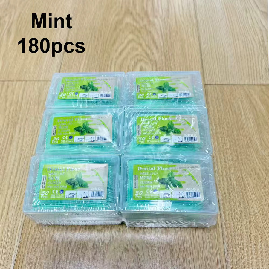 JNSUR Zahnseide-Sticks Obstgeschmack, 30-180 Stück, Mundpflege - Bild 2